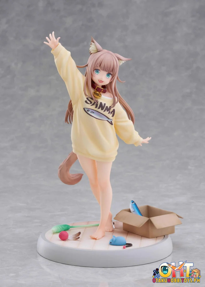 GOLDENHEAD + 1/6 My Cat Is A Kawaii Girl KINAKO - Play With Ver. Ami Ami LIMITED EDITION Scale Figure