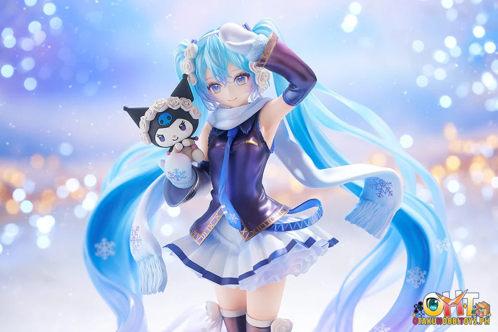 Good Smile Company 1/7 Character Vocal Series 01: Hatsune Miku Snow Miku x Kuromi Scale Figure