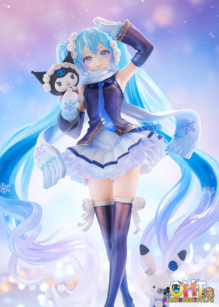 Good Smile Company 1/7 Character Vocal Series 01: Hatsune Miku Snow Miku x Kuromi Scale Figure