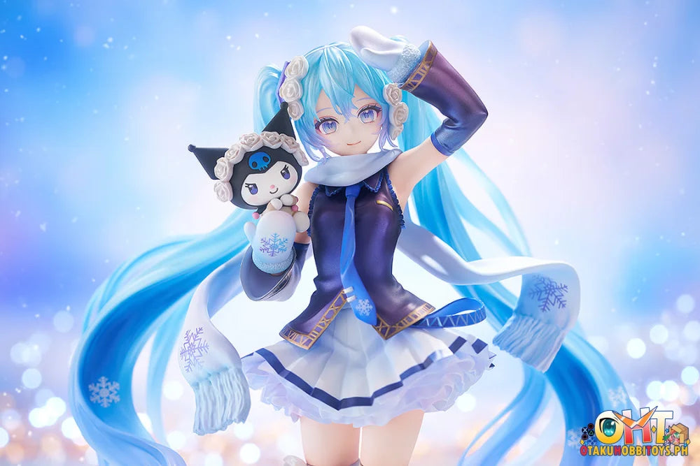 Good Smile Company 1/7 Character Vocal Series 01: Hatsune Miku Snow Miku x Kuromi Scale Figure
