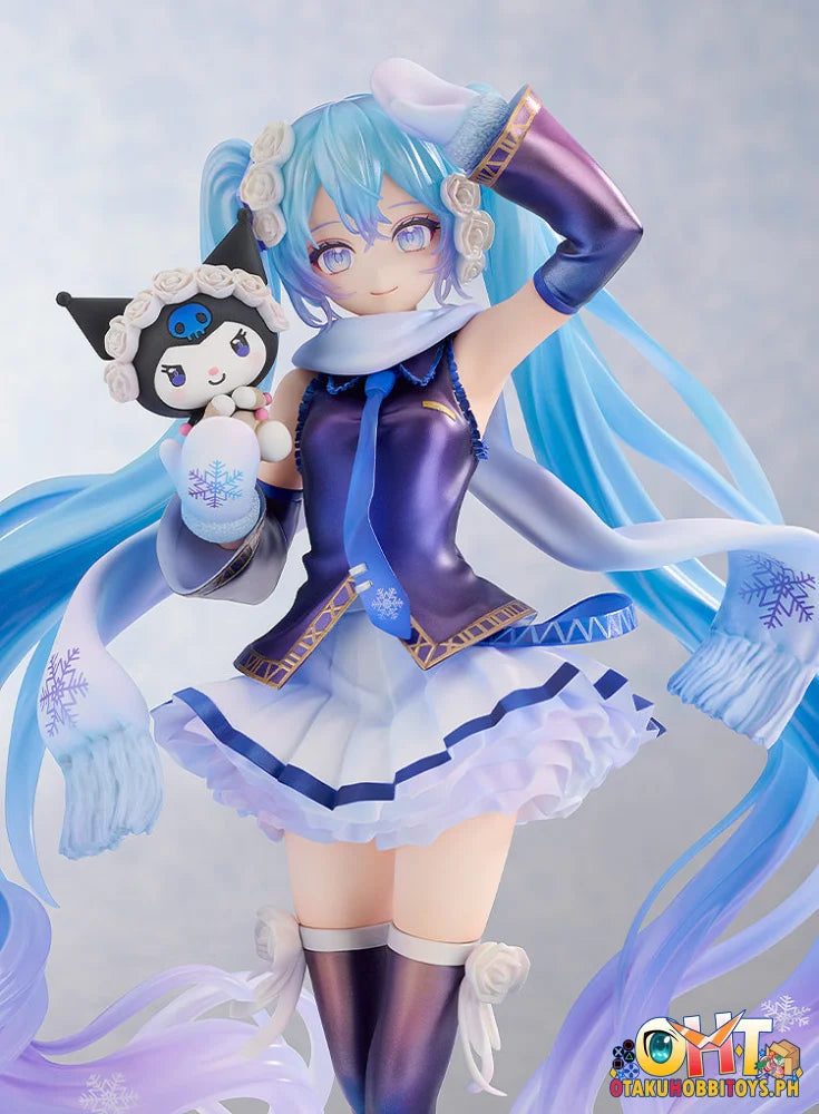 Good Smile Company 1/7 Character Vocal Series 01: Hatsune Miku Snow Miku x Kuromi Scale Figure