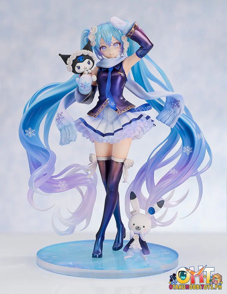 Good Smile Company 1/7 Character Vocal Series 01: Hatsune Miku Snow Miku x Kuromi Scale Figure