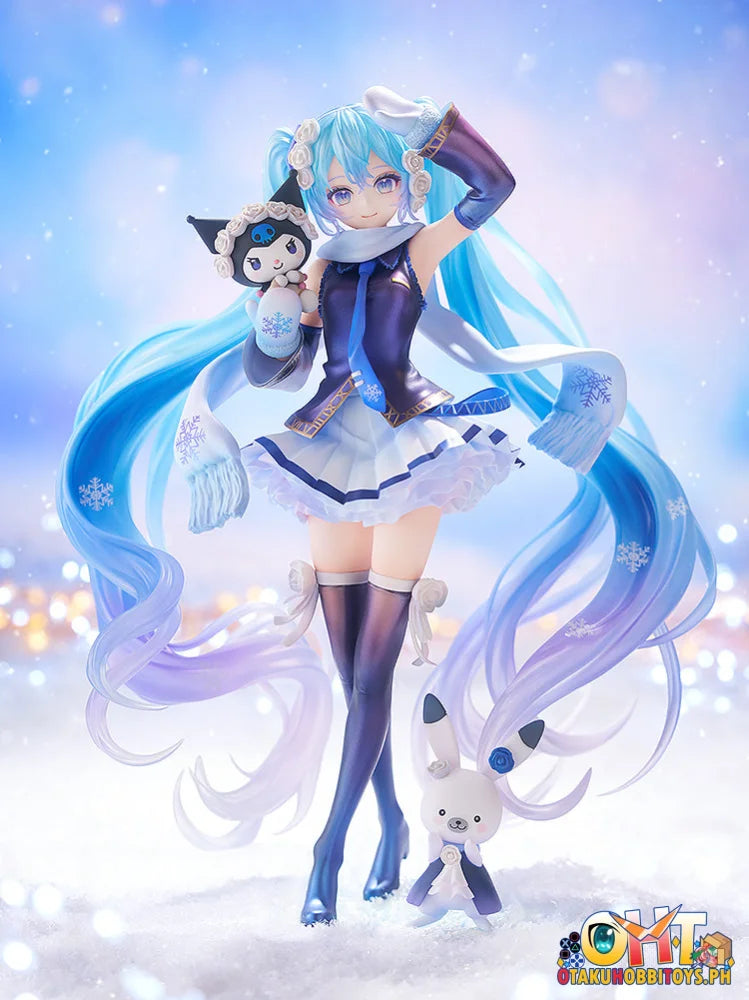 Good Smile Company 1/7 Character Vocal Series 01: Hatsune Miku Snow Miku x Kuromi Scale Figure