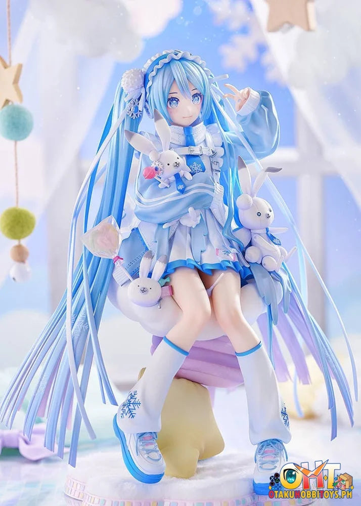 Good Smile Company 1/7 Character Vocal Series 01: Hatsune Miku Snow Miku: Yukiiro Pop Ver. Scale Figure