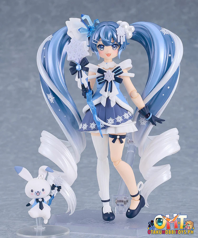 Good Smile Company Character Vocal Series 01: Hatsune Miku figma Snow Miku: Crystal Snow ver. Articulated Figure
