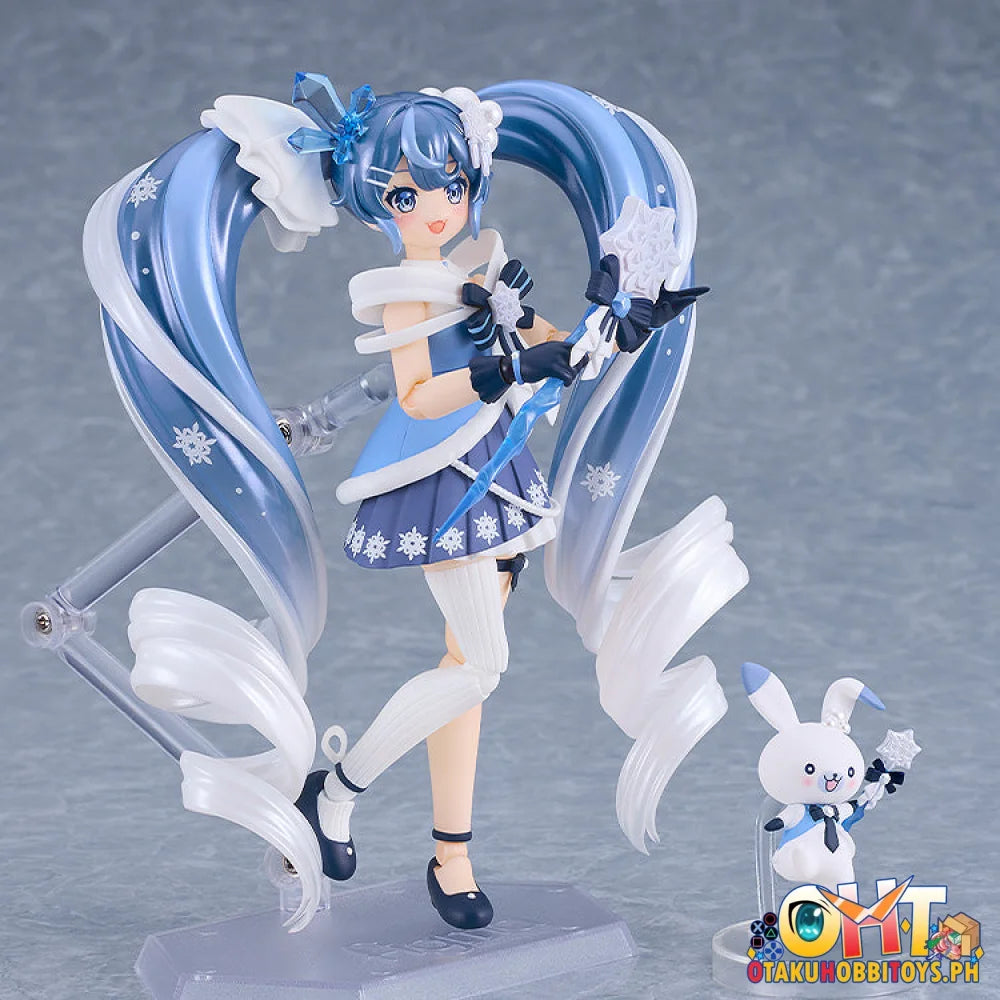 Good Smile Company Character Vocal Series 01: Hatsune Miku figma Snow Miku: Crystal Snow ver. Articulated Figure