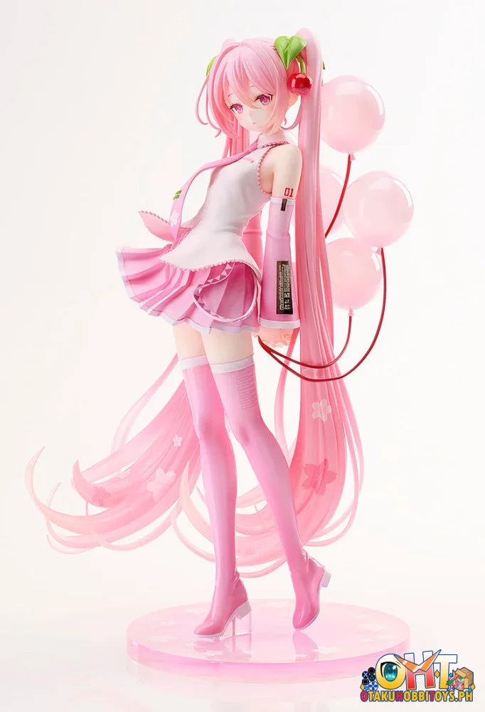 Good Smile Company Hatsune Miku / VOCALOID 1/7 G.S. Collection Sakura Miku: GSC Illustration Contest Ver. - Scale Figure