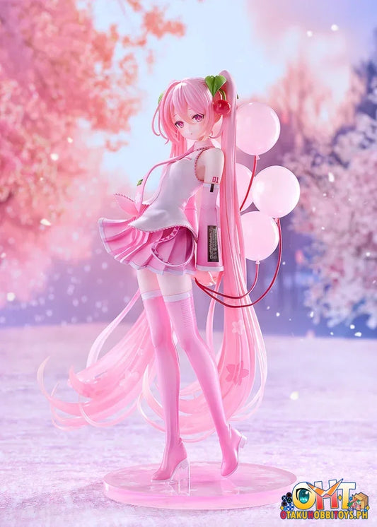 Good Smile Company Hatsune Miku / VOCALOID 1/7 G.S. Collection Sakura Miku: GSC Illustration Contest Ver. - Scale Figure