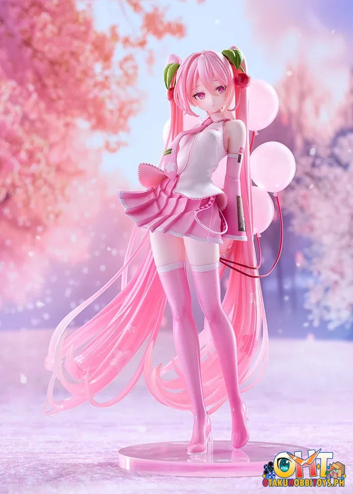 Good Smile Company Hatsune Miku / VOCALOID 1/7 G.S. Collection Sakura Miku: GSC Illustration Contest Ver. - Scale Figure