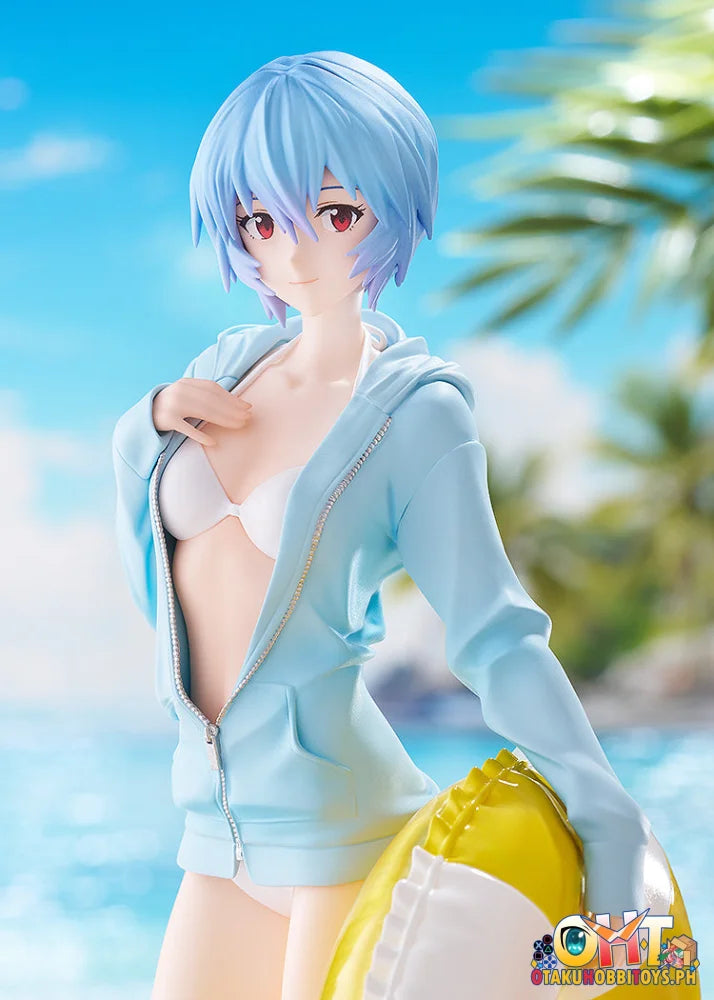 Good Smile Company POP UP PARADE BEACH QUEENS Rei Ayanami L Size Scale Figure