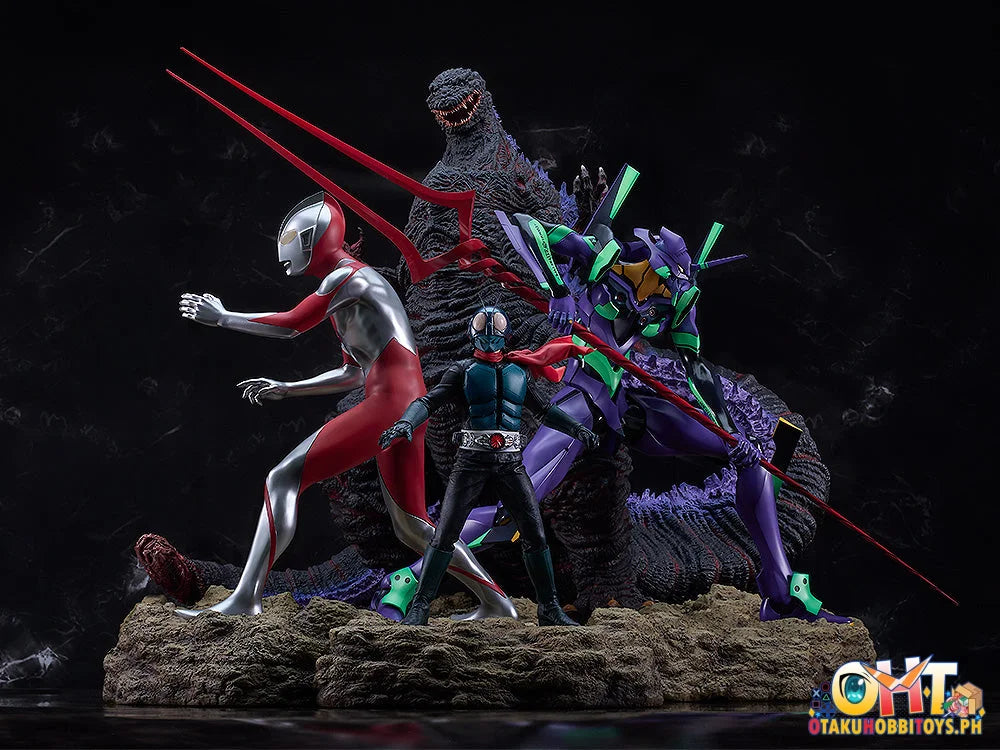 Good Smile Company Shin Japan Heroes Universe Statue Set Of Four Scale Figure
