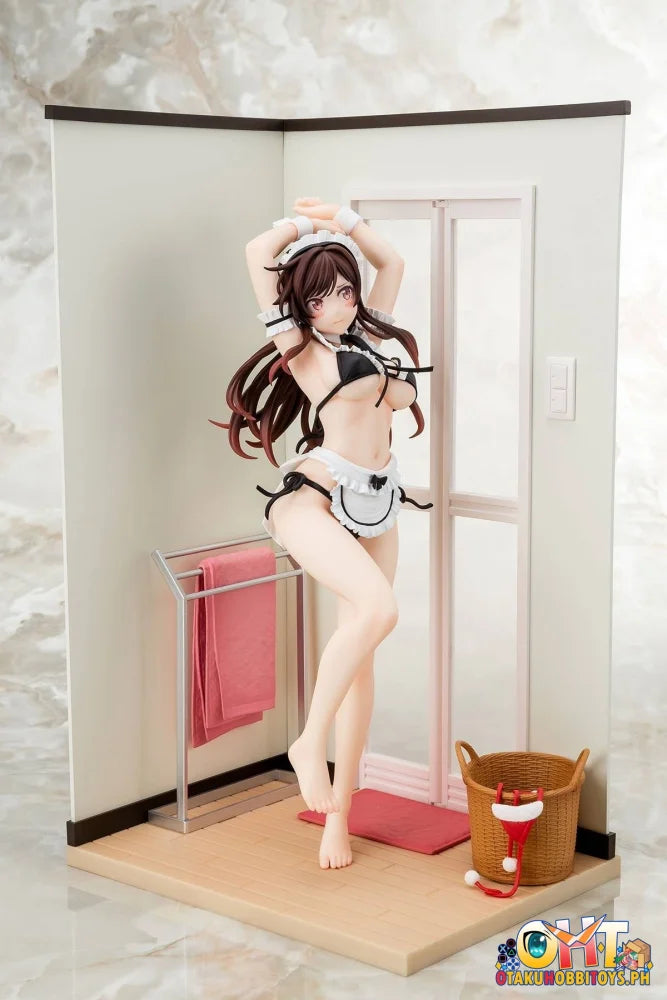 HAKOIRI MUSUME 1/6 Rent-A-Girlfriend Chizuru Mizuhara Maid Bikini ni Okigae Scale Figure
