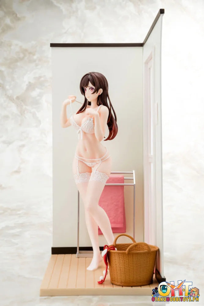 Hakoiri Musume 1/6 Rent-A-Girlfriend Chizuru Mizuhara See-Through Lingerie Figure Angel White Ver.