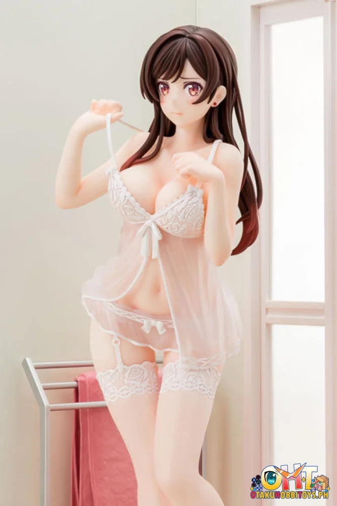 Hakoiri Musume 1/6 Rent-A-Girlfriend Chizuru Mizuhara See-Through Lingerie Figure Angel White Ver.