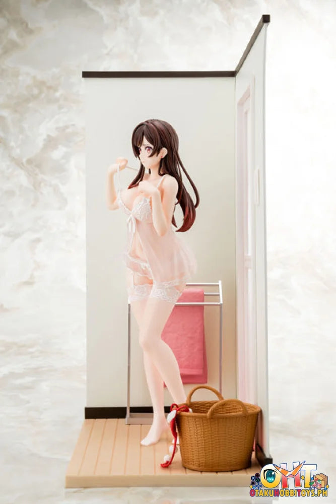 Hakoiri Musume 1/6 Rent-A-Girlfriend Chizuru Mizuhara See-Through Lingerie Figure Angel White Ver.