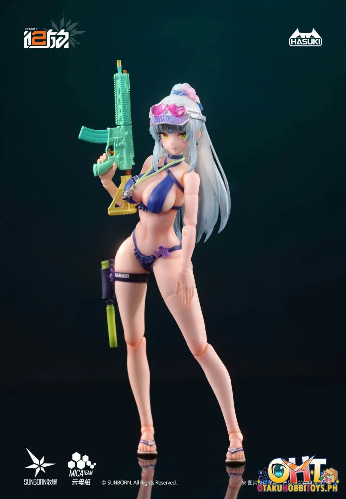 HASUKI 1/12 Scale POCKET ART GIRL’S FRONTLINE Klukai (Cerulean Breaker Ver.) COMBO Ed. Action Figure - Articulated