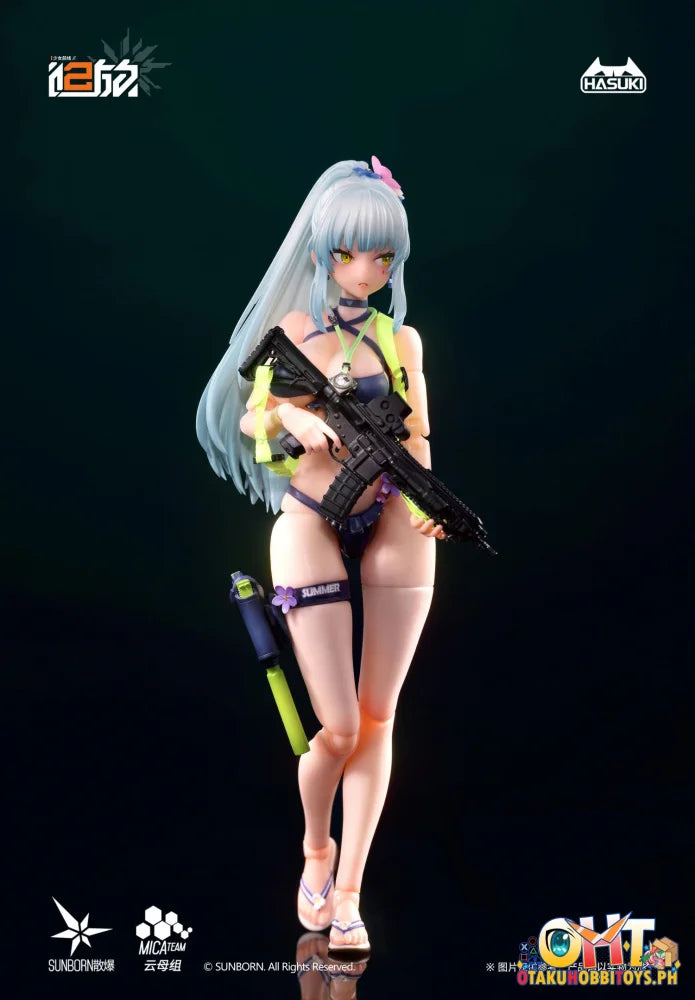 HASUKI 1/12 Scale POCKET ART GIRL’S FRONTLINE Klukai (Cerulean Breaker Ver.) COMBO Ed. Action Figure - Articulated