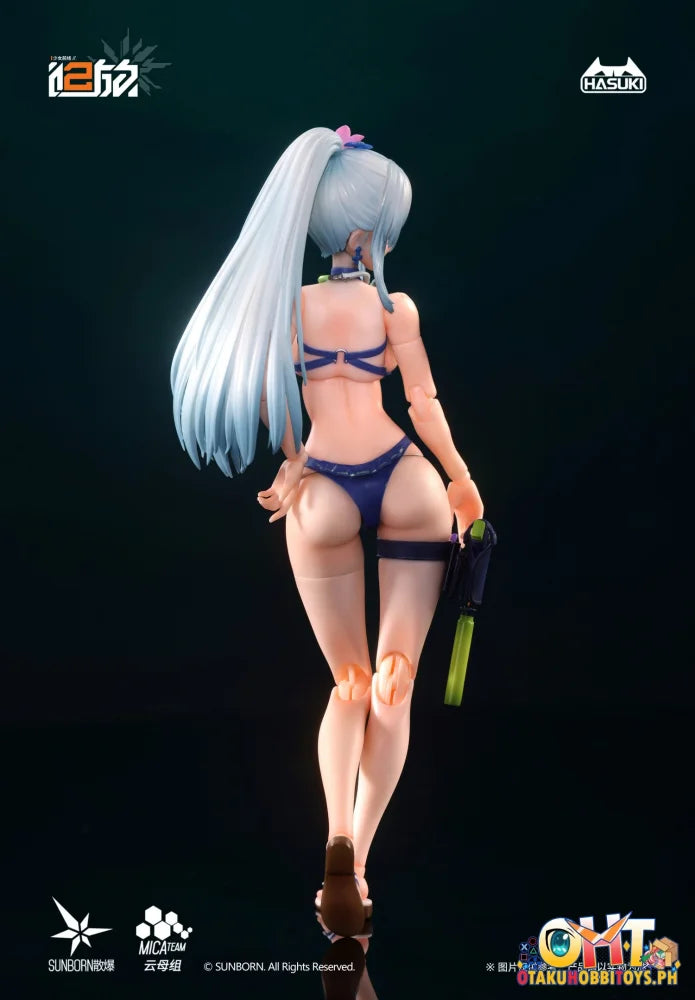 HASUKI 1/12 Scale POCKET ART GIRL’S FRONTLINE Klukai (Cerulean Breaker Ver.) COMBO Ed. Action Figure - Articulated