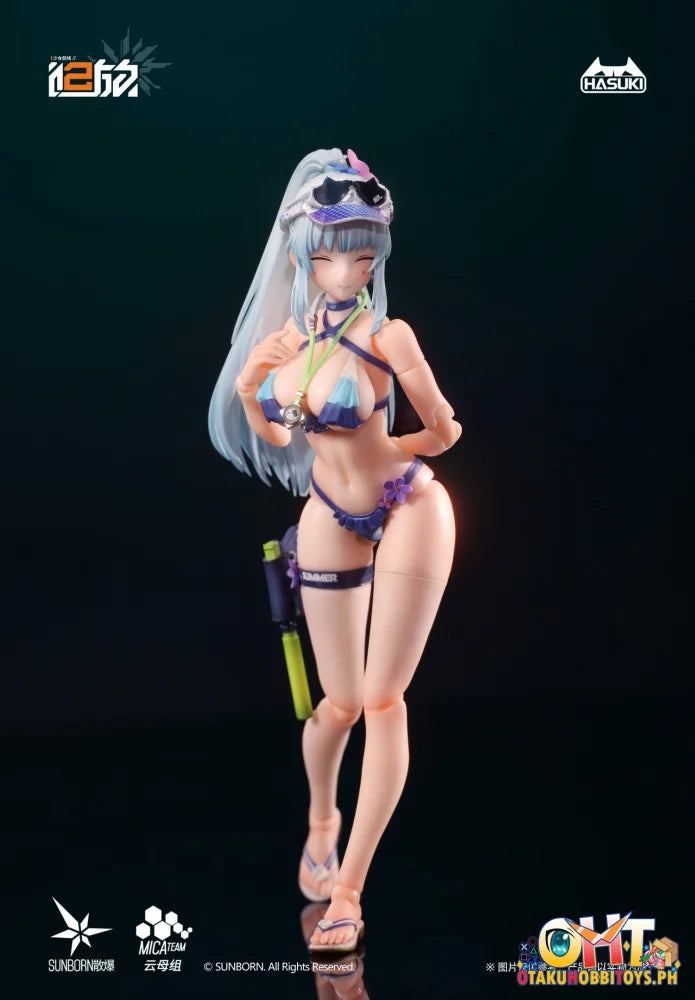 HASUKI 1/12 Scale POCKET ART GIRL’S FRONTLINE Klukai (Cerulean Breaker Ver.) COMBO Ed. Action Figure - Articulated