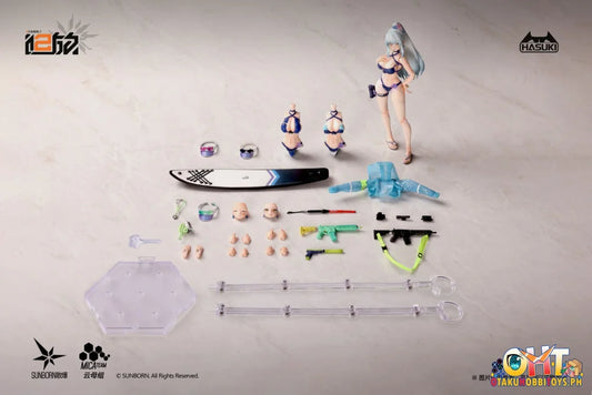 HASUKI 1/12 Scale POCKET ART GIRL’S FRONTLINE Klukai (Cerulean Breaker Ver.) COMBO Ed. Action Figure - Articulated