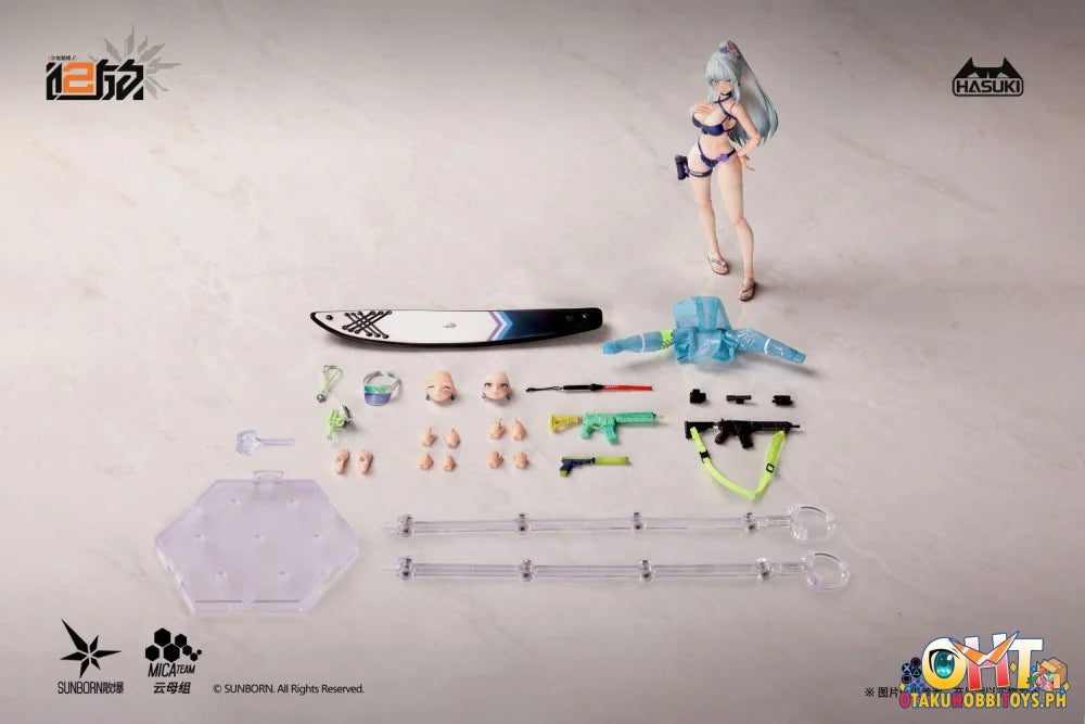 HASUKI 1/12 Scale POCKET ART GIRL’S FRONTLINE Klukai (Cerulean Breaker Ver.) STANDARD Ed. Action Figure - Articulated
