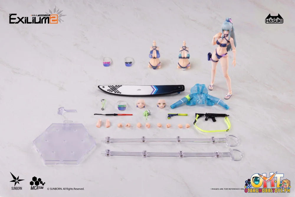 HASUKI PA013 1/12 Scale POCKET ART GIRL’s FRONTLINE Klukai (Cerulean Breaker Ver.) COMBO Ed. Action Figure