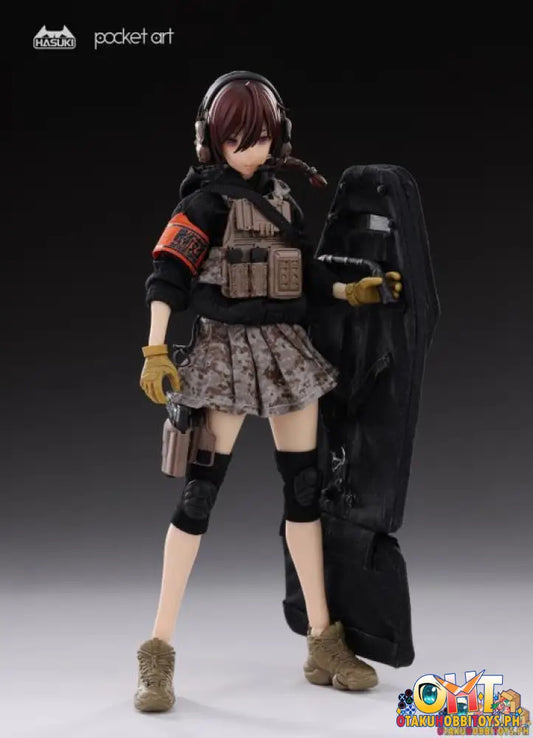 Hasuki Pocket Art Series Pa004 1/12 Heavy Shield Hand Rei Uzuki + Weapon Storage Bag