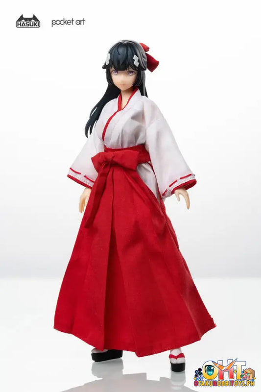 Hasuki Pocket Art Series Pa005 1/12 Demon Exorcist Miko Tsubaki