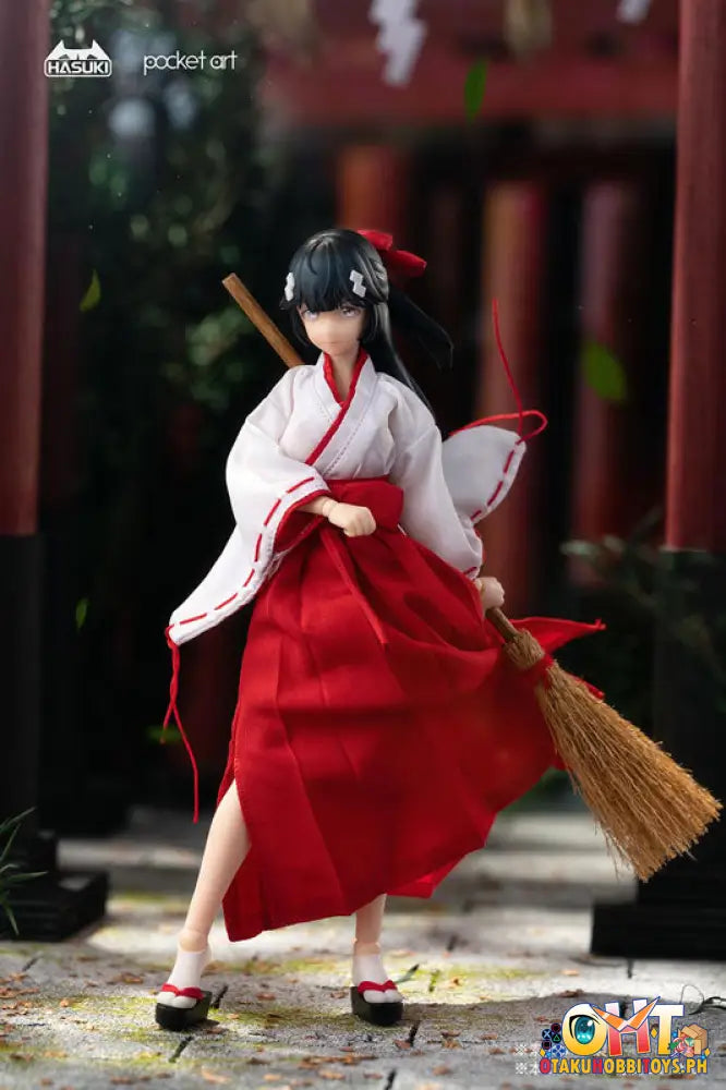 Hasuki Pocket Art Series Pa005 1/12 Demon Exorcist Miko Tsubaki