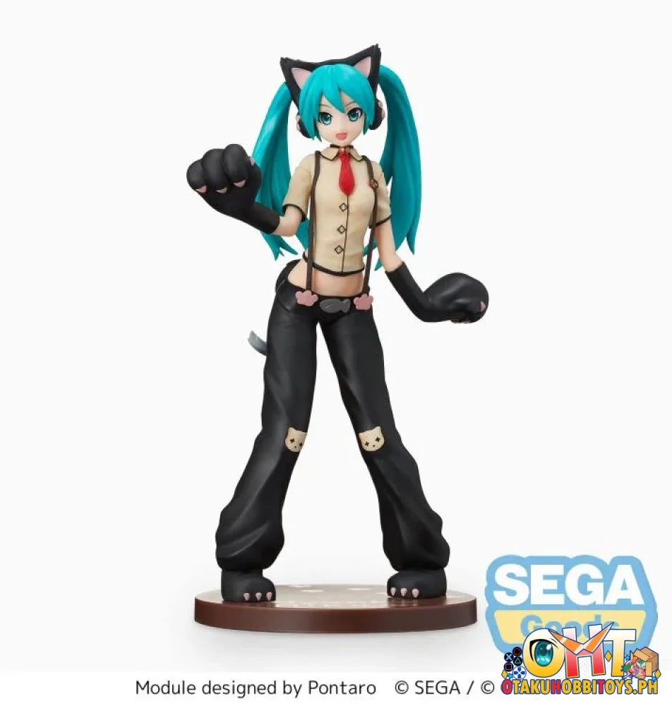 ’Hatsune Miku: Project Diva Arcade Future Tone’ Spm Figure Miku - Kitty Cat’ Articulate