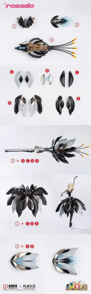 Hemoxian X Earnestcore Craft Rs-03 1/10 Rosado Star Lily Mk3 Plastic Model Kit