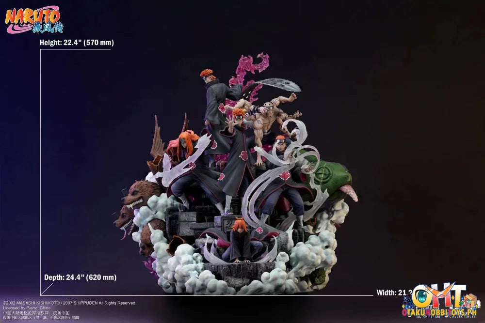 Hex Collectibles 1/8 Uds Pro Naruto Six Paths Of Pain Trading Figure