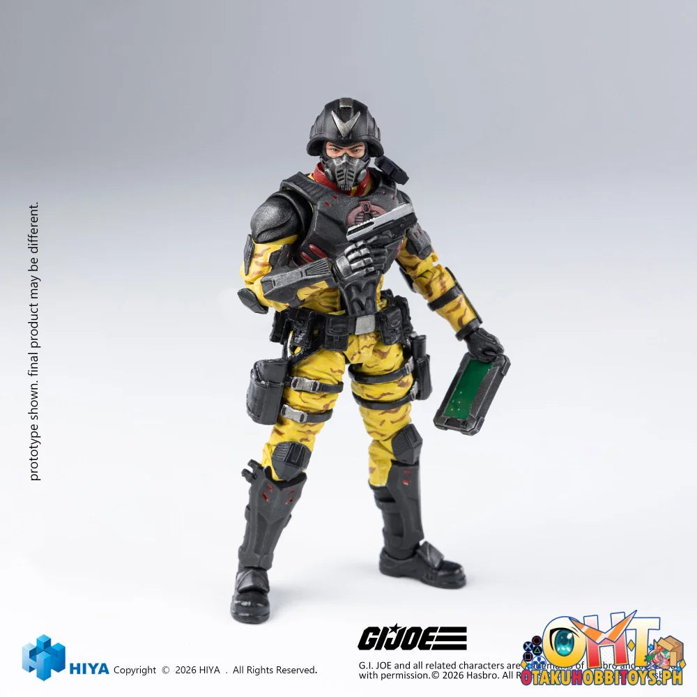 HIYA 1/18 G.I. Joe Cobra Officers Python Patrol Version Action Figure - Articulated Figure