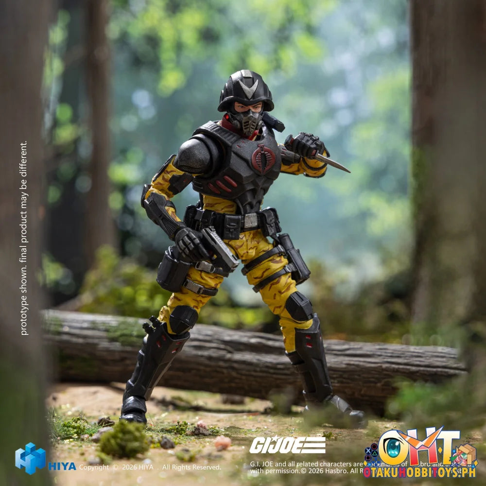 HIYA 1/18 G.I. Joe Cobra Officers Python Patrol Version Action Figure - Articulated Figure