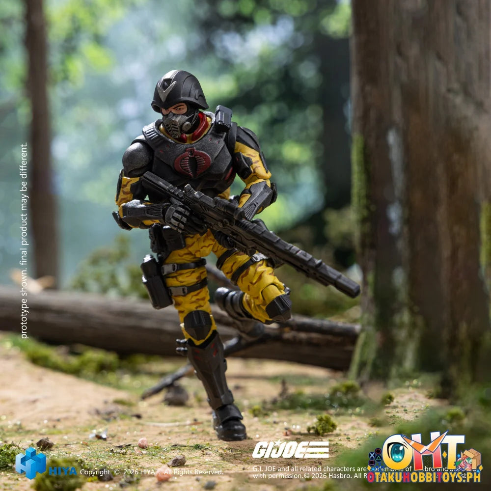 HIYA 1/18 G.I. Joe Cobra Officers Python Patrol Version Action Figure - Articulated Figure