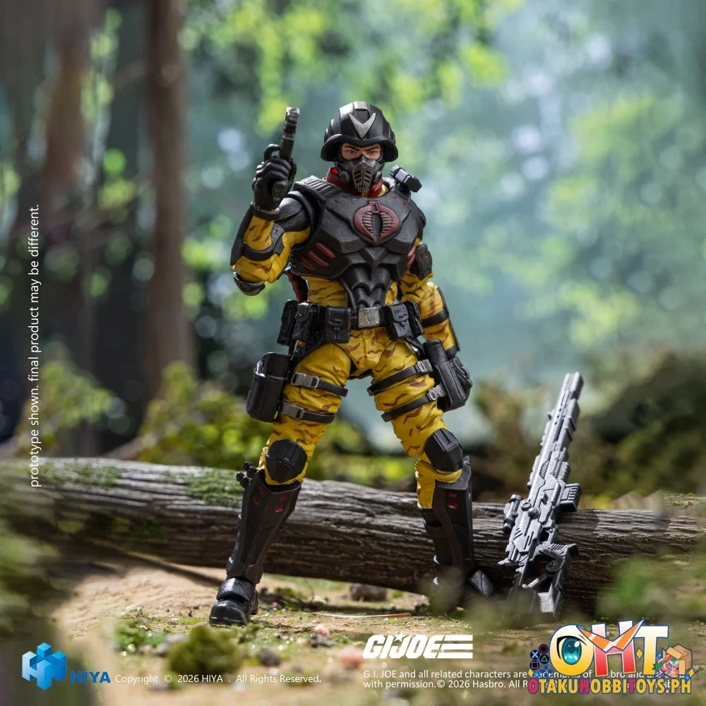 HIYA 1/18 G.I. Joe Cobra Officers Python Patrol Version Action Figure - Articulated Figure
