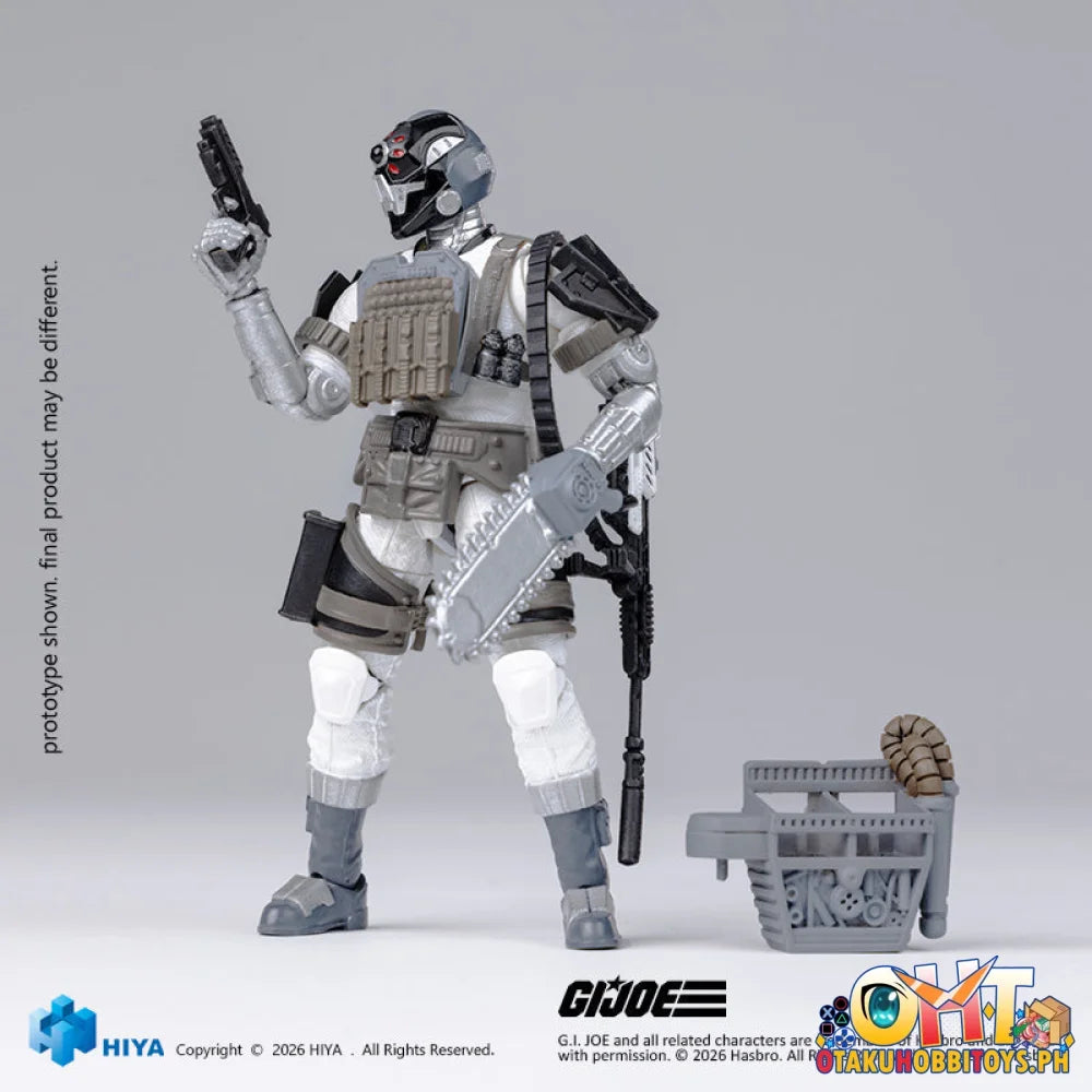HIYA Exquisite Mini Series 1/18 Scale 4 Inch G.I.Joe Arctic B.A.T Action Figure - Articulated Figure