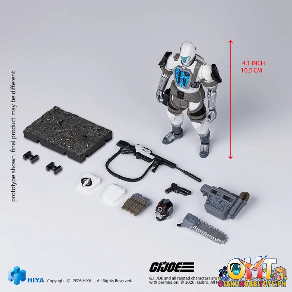 HIYA Exquisite Mini Series 1/18 Scale 4 Inch G.I.Joe Arctic B.A.T Action Figure - Articulated Figure