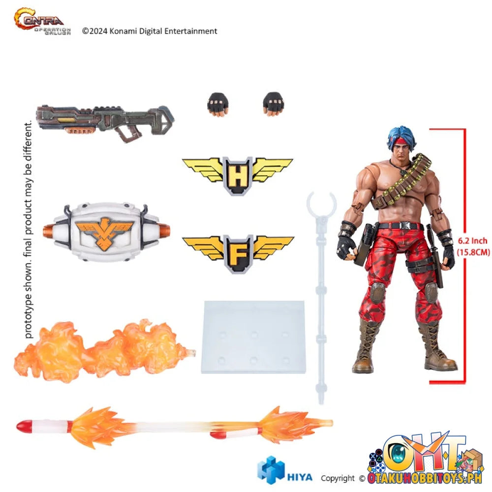 Hiya Toys 1/12 Contra Ebc0320 Lance Bean Articulated Figure