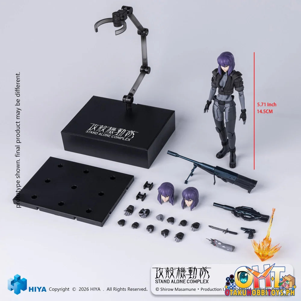 HIYA Toys 1/12 Ghost in the Shell Kusanagi Motoko (Battle Suit ver)