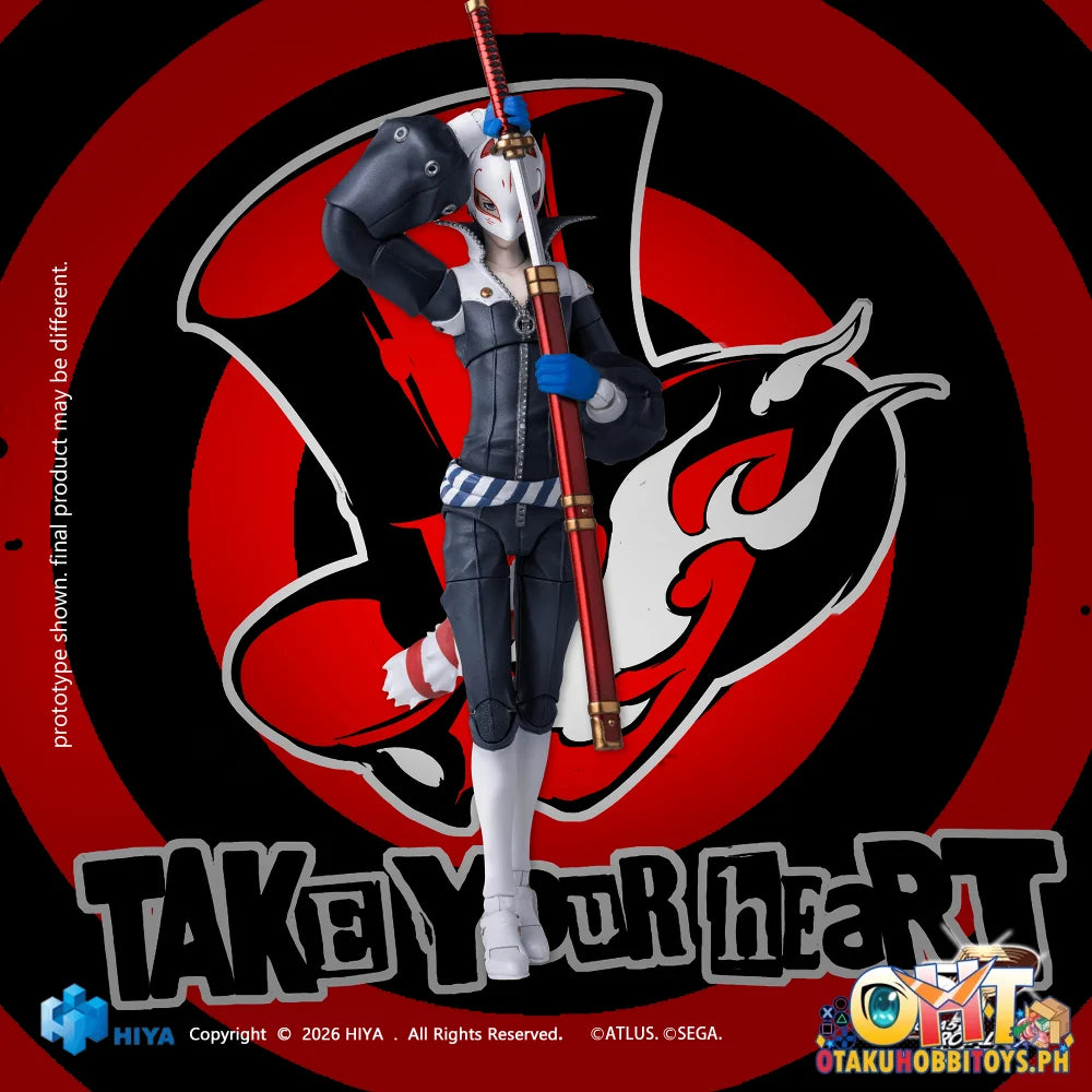 HIYA Toys 1/12 Persona 5 Royal Fox Action Figure - Articulated Figure