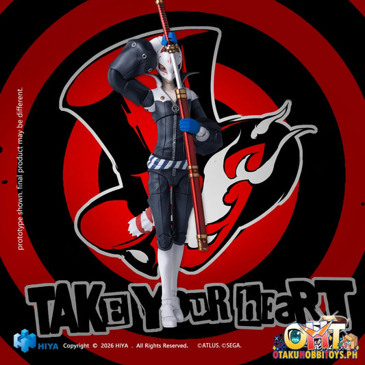 HIYA Toys 1/12 Persona 5 Royal Fox Action Figure - Articulated Figure