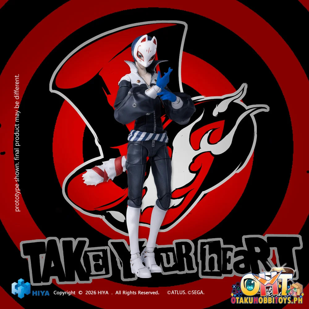 HIYA Toys 1/12 Persona 5 Royal Fox Action Figure - Articulated Figure