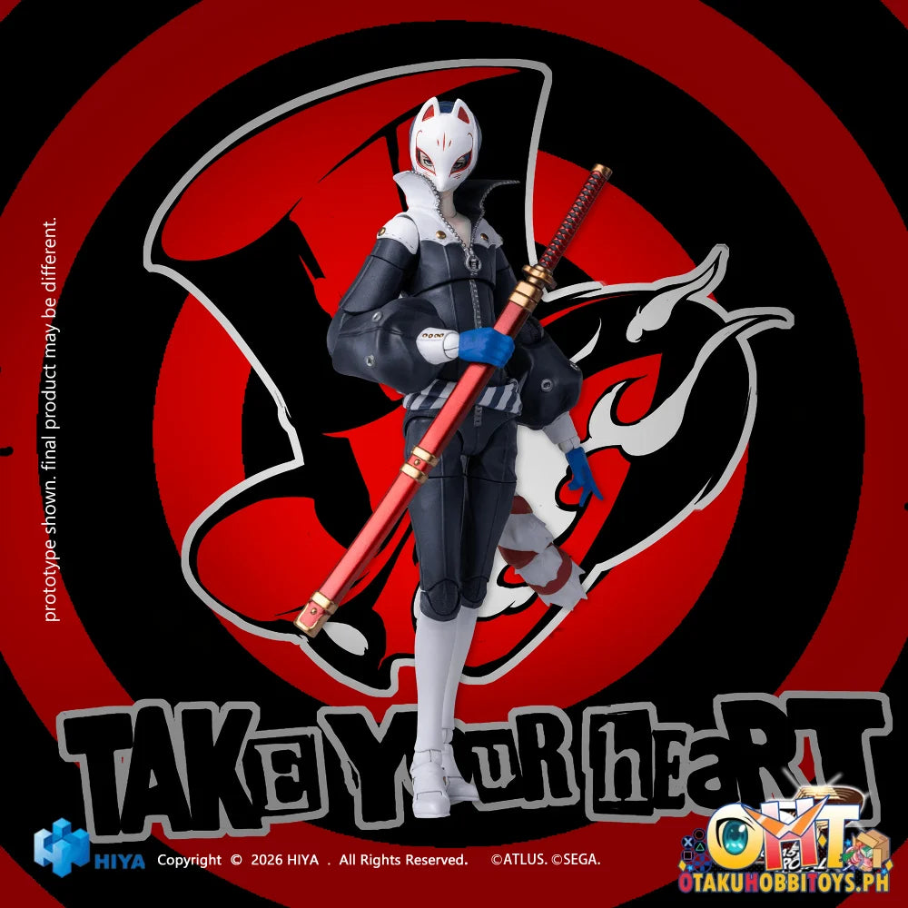 HIYA Toys 1/12 Persona 5 Royal Fox Action Figure - Articulated Figure