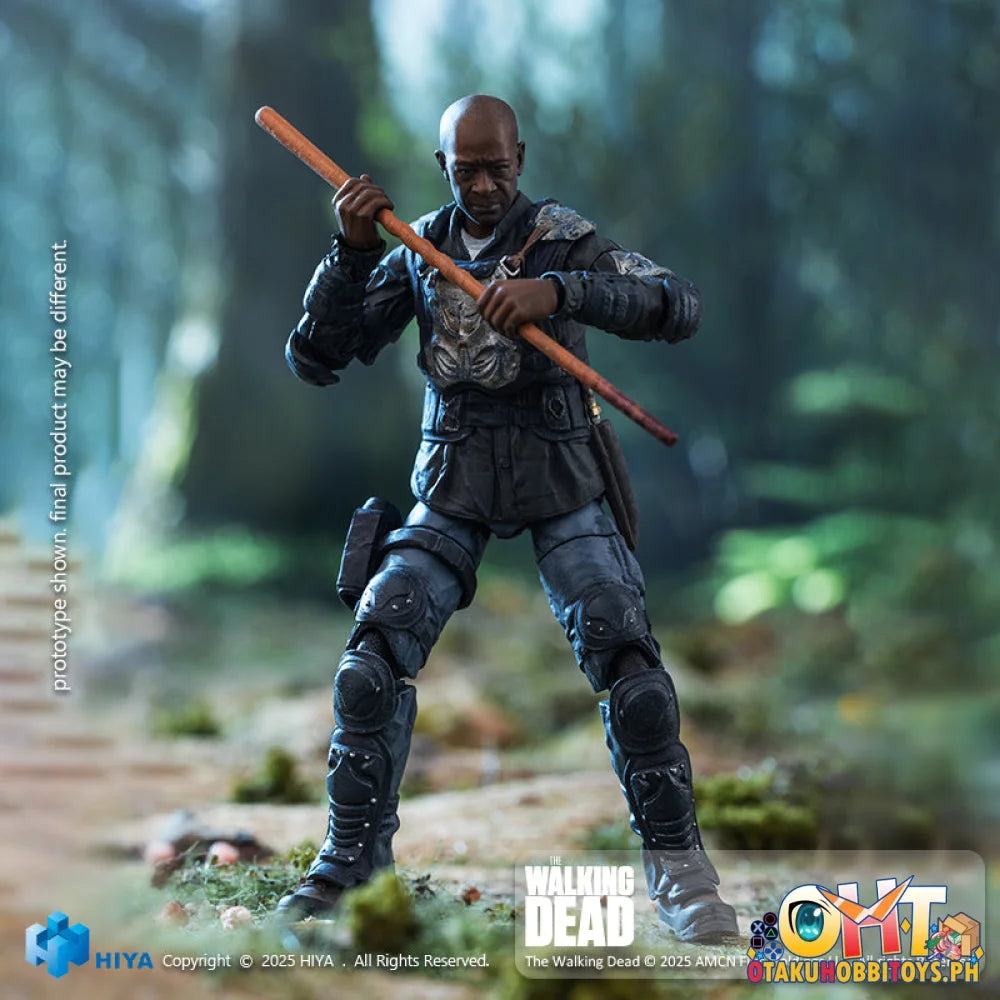 HIYA Toys 1/12 The Walking Dead Morgan Jones Exquisite Mini Action Figure Articulated Figure Prize Figure
