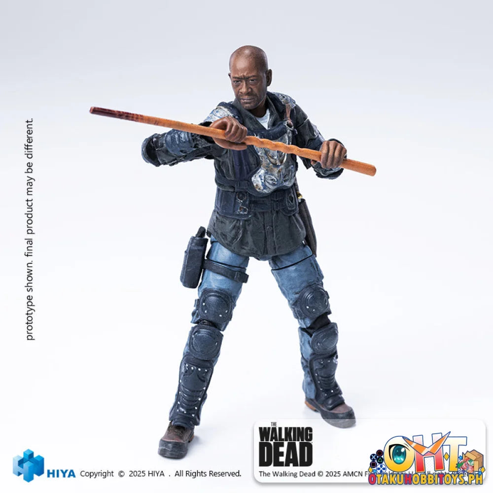 HIYA Toys 1/12 The Walking Dead Morgan Jones Exquisite Mini Action Figure Articulated Figure Prize Figure
