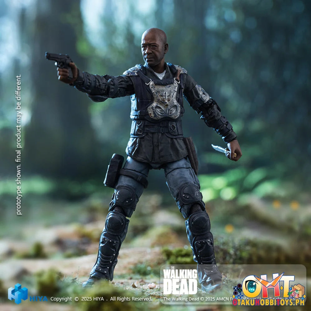 HIYA Toys 1/12 The Walking Dead Morgan Jones Exquisite Mini Action Figure Articulated Figure Prize Figure