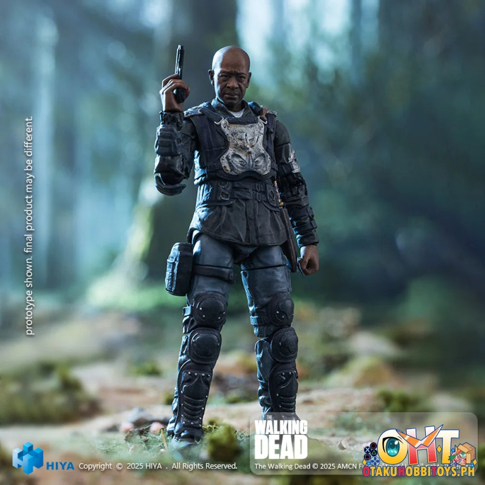 HIYA Toys 1/12 The Walking Dead Morgan Jones Exquisite Mini Action Figure Articulated Figure Prize Figure