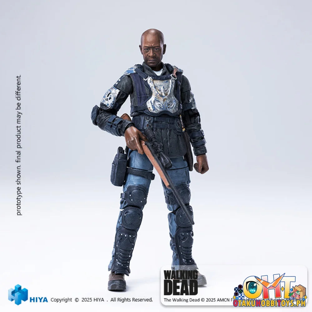 HIYA Toys 1/12 The Walking Dead Morgan Jones Exquisite Mini Action Figure Articulated Figure Prize Figure