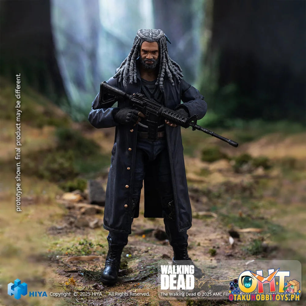 HIYA Toys 1/18 The Walking Dead Ezekiel Action Figure Articulated Figure